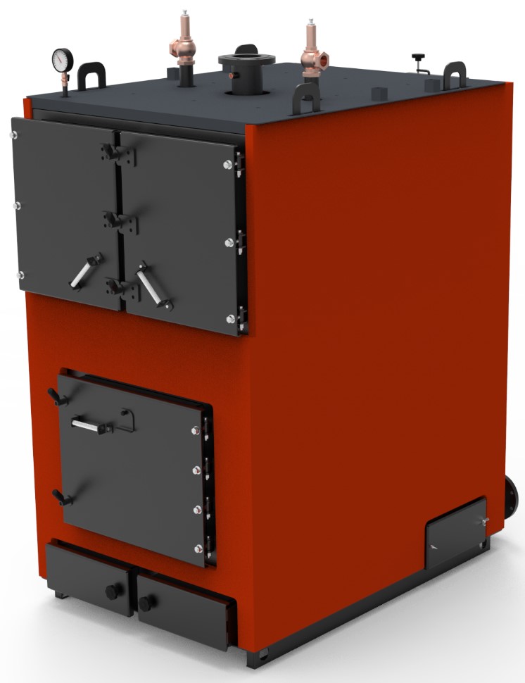 Котел опалювальний твердопаливний водогрійний "УКРТЕРМО" 800 кВт серія Warm-Pipe